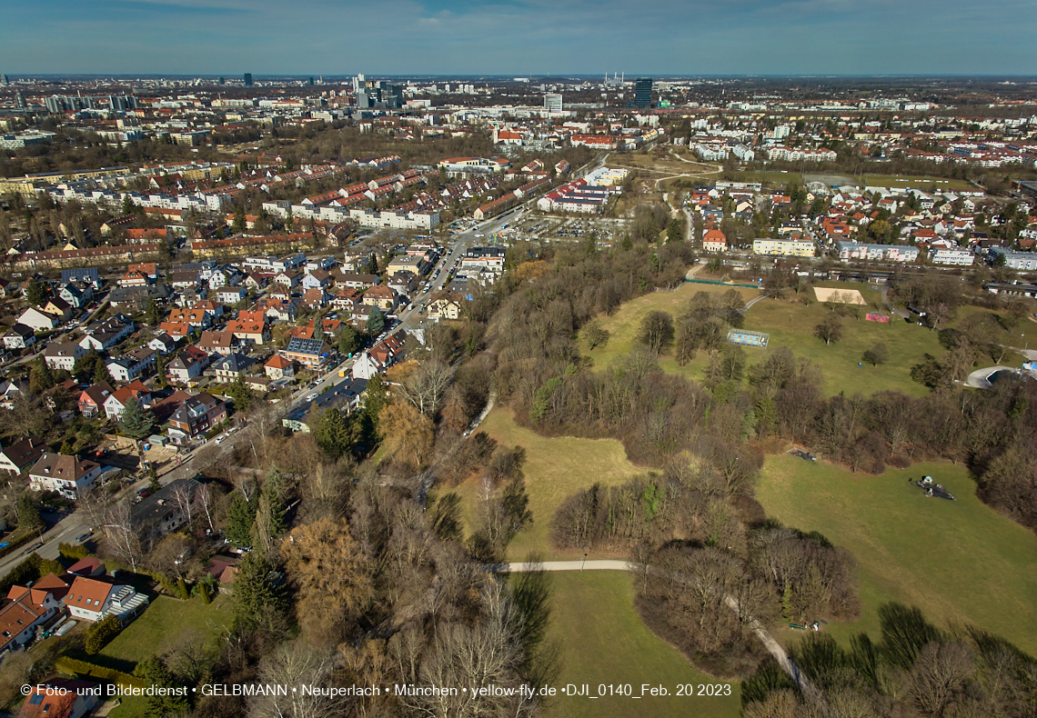 20.02.2023 -  der verschwundene Hachinger Bach in Neuperlach und Berg am Laim